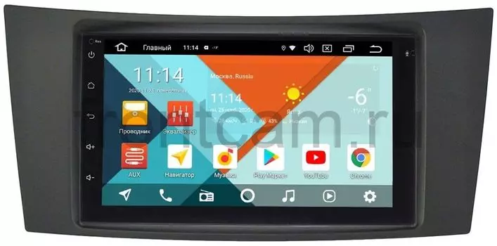 Магнитола в штатное место 2 din Mercedes E-klasse (W211) 2002-2009 Wide Media MT7001PK-2/16-RP-MREB-120 на Android 9.1 (DSP 3G-SIM) (+ Камера заднего вида в подарок!)