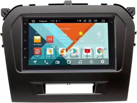 Магнитола в штатное место 2 din Suzuki Vitara IV 2014-2018 Wide Media MT7001PK-2/16-RP-SZVT-157 на Android 9.1 (DSP 3G-SIM) (+ Камера заднего вида в подарок!)