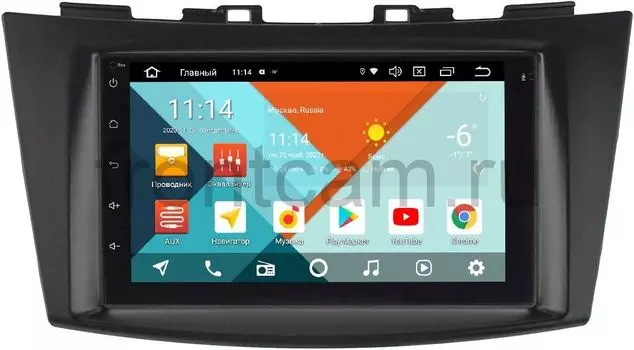 Магнитола в штатное место 2 din Suzuki Swift IV 2011-2017 Wide Media MT7001PK-2/16-RP-SZSW2C-155 на Android 9.1 (DSP 3G-SIM) (+ Камера заднего вида в подарок!)