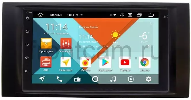 Магнитола в штатное место 2 din Volkswagen Touareg, Multivan T5 2003-2015 Wide Media MT7001PK-2/16-RP-VWTGB-135 на Android 9.1 (DSP 3G-SIM) (+ Камера заднего вида в подарок!)