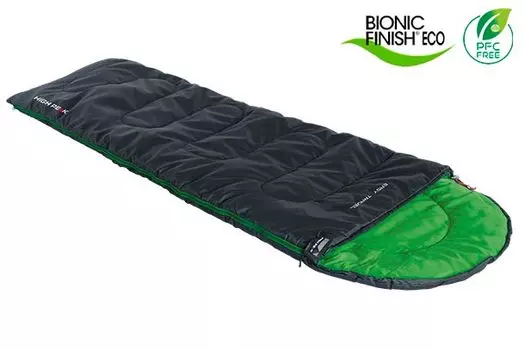 Мешок спальный High Peak Easy Travel anthra-green, 20068 (+ Антисептик-спрей для рук в подарок!)