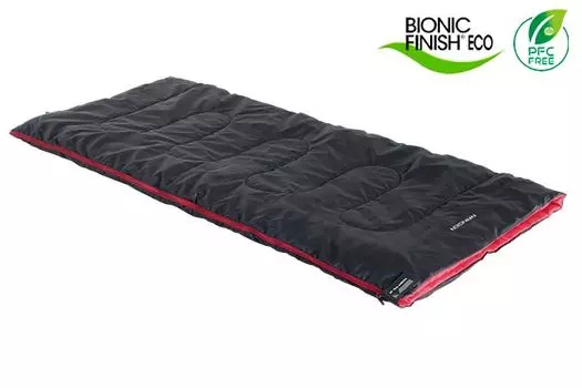 Мешок спальный High Peak Ranger anthra-red, 20038 (+ Антисептик-спрей для рук в подарок!)