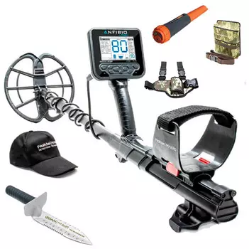 Металлоискатель Nokta | Makro ANFIBIO Multi RUS (в комплекте с пинпоинтером, сумкой для пинпоинтера, ножом-совком, кепкой, сумкой для находок)