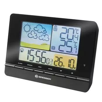 Метеостанция Bresser MeteoTrend Colour с радиоуправлением, черная