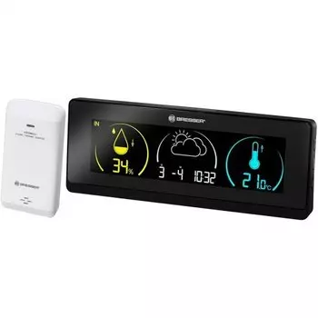 Метеостанция Bresser Temeo Life с цветным дисплеем, черная