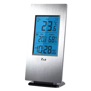 Метеостанция Еа2 Aluminum AL802 (+ Автомобильные коврики для впитывания влаги в подарок!)