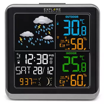 Метеостанция Explore Scientific с цветным экраном