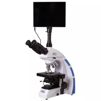 Микроскоп цифровой Levenhuk MED D40T LCD, тринокулярный (+ Автомобильные коврики в подарок!)
