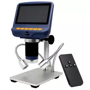 Микроскоп с дистанционным управлением Levenhuk DTX RC1 (+ Антисептик-спрей для рук в подарок!)