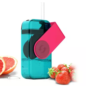 Мини-бокс для сока Asobu Juicy box (0,29 литра), красный (+ Антисептик-спрей для рук в подарок!)