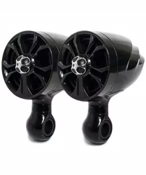 Мотоакустика Ergo ER600M (встроенный усилитель, 4” Hi-Fi динамики 2 шт. 2х100 Вт.) черный (+ Салфетки из микрофибры в подарок)