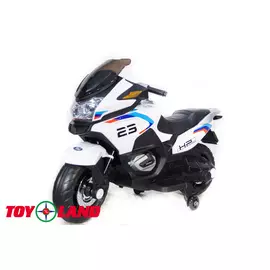 Мотоцикл Toyland Moto ХМХ 609 Белый (+ Защитный чехол СМЕШАРИКИ в подарок!)