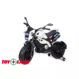 Мотоцикл Toyland Moto Sport YEG2763 Белый (+ Защитный чехол СМЕШАРИКИ в подарок!)
