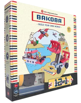 Мягкий конструктор BAKOBA Экскаватор, 47 деталей