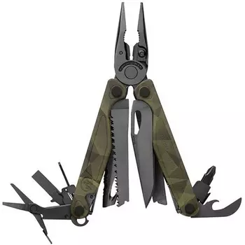 Мультитул Leatherman Charge Plus Forest CAMO 832710 с нейлоновым чехлом (+ Антисептик-спрей для рук в подарок!)