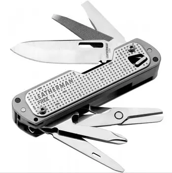 Мультитул Leatherman FREE T4 (+ Антисептик-спрей для рук в подарок!)