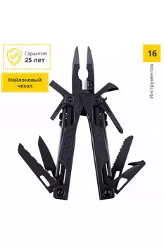 Мультитул Leatherman OHT, 16 функций, нейлоновый чехол MOLLE, черный (+ Антисептик-спрей для рук в подарок!)