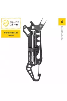 Мультитул Leatherman Rail Black 831805 с нейлоновым чехлом (+ Автомобильные коврики в подарок!)