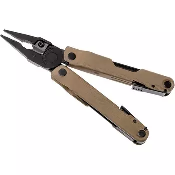 Мультитул Leatherman Rebar Coyote 832406 с нейлоновым чехлом (+ Салфетки из микрофибры в подарок)