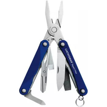 Мультитул Leatherman Squirt PS4 Blue 831230 Синий (+ Антисептик-спрей для рук в подарок!)