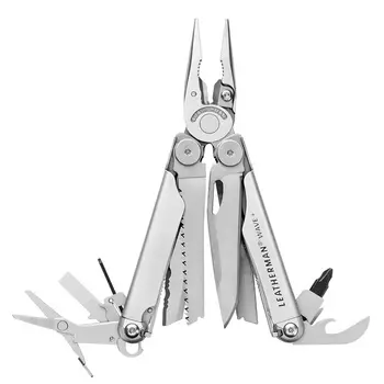 Мультитул Leatherman Wave Plus 832524 с нейлоновым чехлом (+ Антисептик-спрей для рук в подарок!)