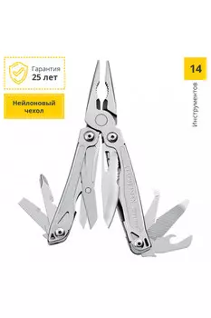 Мультитул Leatherman Wingman 832523 с нейлоновым чехлом (+ Антисептик-спрей для рук в подарок!)