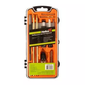 Набор для чистки кал. 5,6мм 12 предм., плас. кор. (HS6052-22) Helios (+ Антисептик-спрей для рук в подарок!)