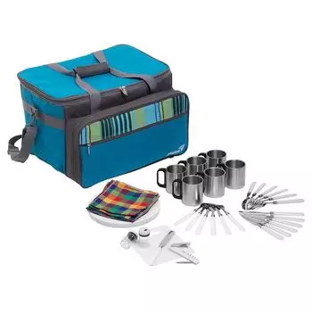 Набор для пикника на 6 персон (HS-811(6)BG) Helios (+ Антисептик-спрей для рук в подарок!)