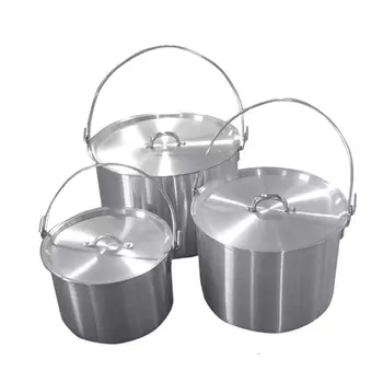 Набор котлов алюминиевых Tramp с крышкой (+ Антисептик-спрей для рук в подарок!)