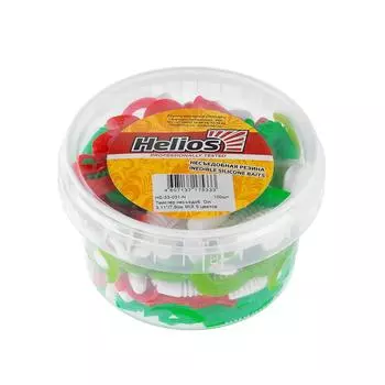 Набор приманок Din 3,11"/7,9см MIX 5 цветов 100шт. (HS-33-031-N) Helios