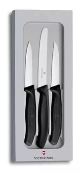 Набор Victorinox кухонный, 3 предмета, черный (6.7113.3G)