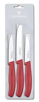 Набор Victorinox кухонный, 3 предмета, красный