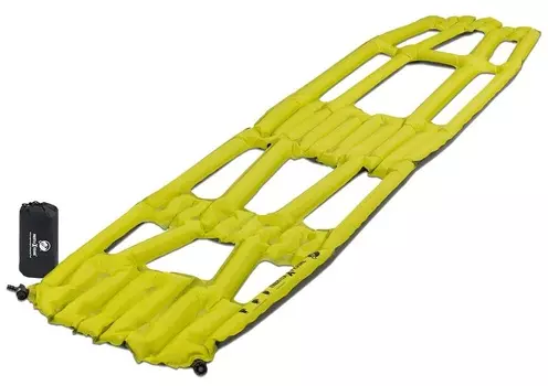 Надувной коврик Klymit Inertia X Frame pad Chartuesse Yellow, желтый (06IXRd01A) (+ Антисептик-спрей для рук в подарок!)