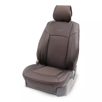 Накидка на сиденье каркасная AUTOPROFI экокожа HIT-310G BR