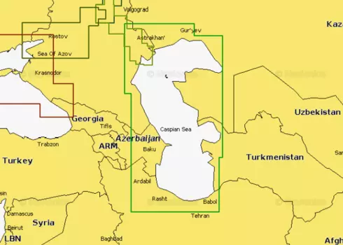 Navionics Plus 5G036S Каспийское море (16Gb)