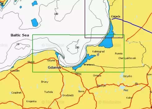 Navionics Plus 5G337S Калининградская область (16Gb)