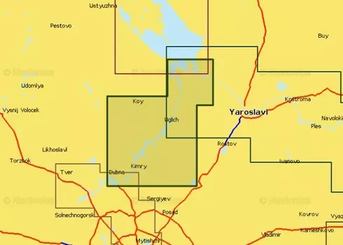 Navionics Plus 5G623S2 Рыбинское, Угличское вдхр (16gb)