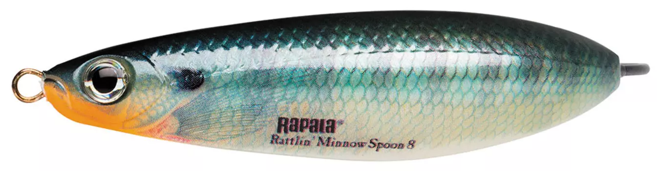 Незацепляйка RAPALA Rattlin' Minnow Spoon 08 /BG