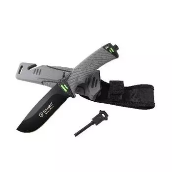 Нож Ganzo G8012 серый (+ Антисептик-спрей для рук в подарок!)