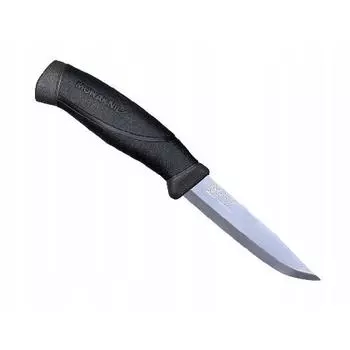 Нож Morakniv Companion Anthracite, нержавеющая сталь, 13165 (+ Антисептик-спрей для рук в подарок!)