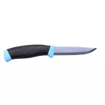 Нож Morakniv Companion Blue, нержавеющая сталь, 12159 (+ Антисептик-спрей для рук в подарок!)