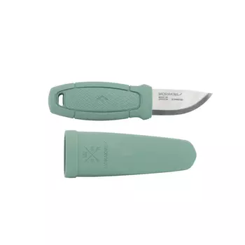 Нож Morakniv Eldris LightDuty, нержавеющая сталь, цвет мятный, с ножнами, 13855 (+ Антисептик-спрей для рук в подарок!)