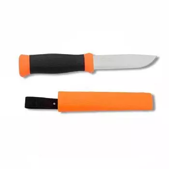 Нож Morakniv Outdoor 2000 Orange, нержавеющая сталь, 12057 (+ Антисептик-спрей для рук в подарок!)