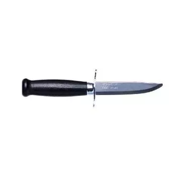 Нож Morakniv Scout 39 Safe Black, нержавеющая сталь, цвет черный, 12480 (+ Антисептик-спрей для рук в подарок!)