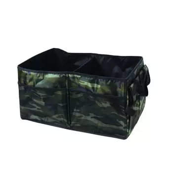 Органайзер в багажник авто AVS LO-002 (складной, камуфляж) (+ Антисептик-спрей для рук в подарок!)