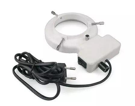 Осветитель кольцевой для микроскопов Микромед MC/МБС, с регулировкой яркости (+ Книга «Невидимый мир» в подарок!)