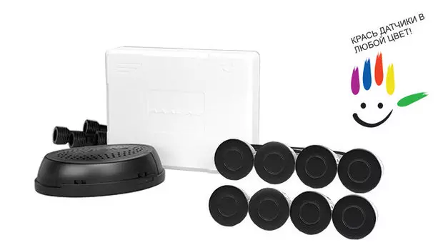 Парктроник модель AAALine RNG-18 Black (+ Антисептик-спрей для рук в подарок!)