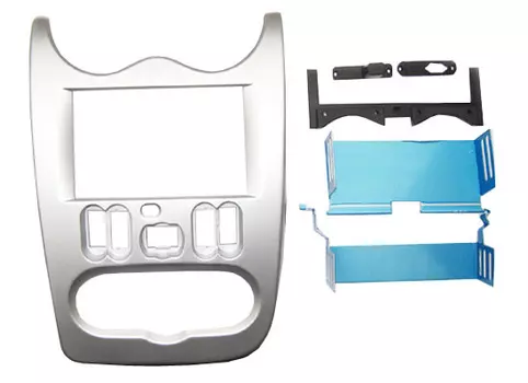 Переходная рамка Intro RFR-N28 для Renault Logan 2DIN Silver