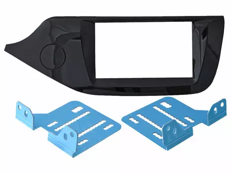 Переходная рамка Intro RKIA-N44 для KIA Ceed 2012+ 2DIN Black Royal (крепеж)