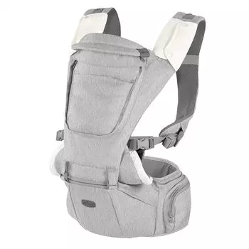 Переноска-трансформер Chicco Hip Seat Carrier Titanium (+ Антисептик-спрей для рук в подарок!)